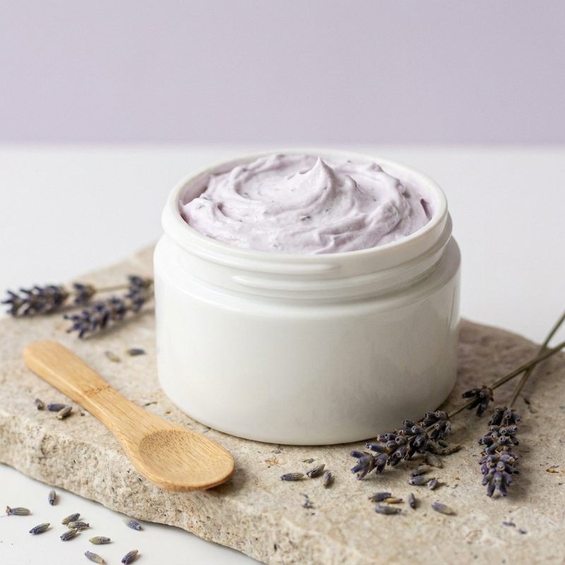 Lavender Whipped Body Butter inventory card showing in-stock status in Batchforja
